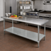 Thumbnail image #2 for Advance Tabco Galvanized Work Table Undershelf for 96