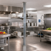 Thumbnail image #2 for Eagle Group Back-To-Back NSF Stainless Steel Floor-to-Ceiling Cantilevered Shelving Upright, 48 Inch