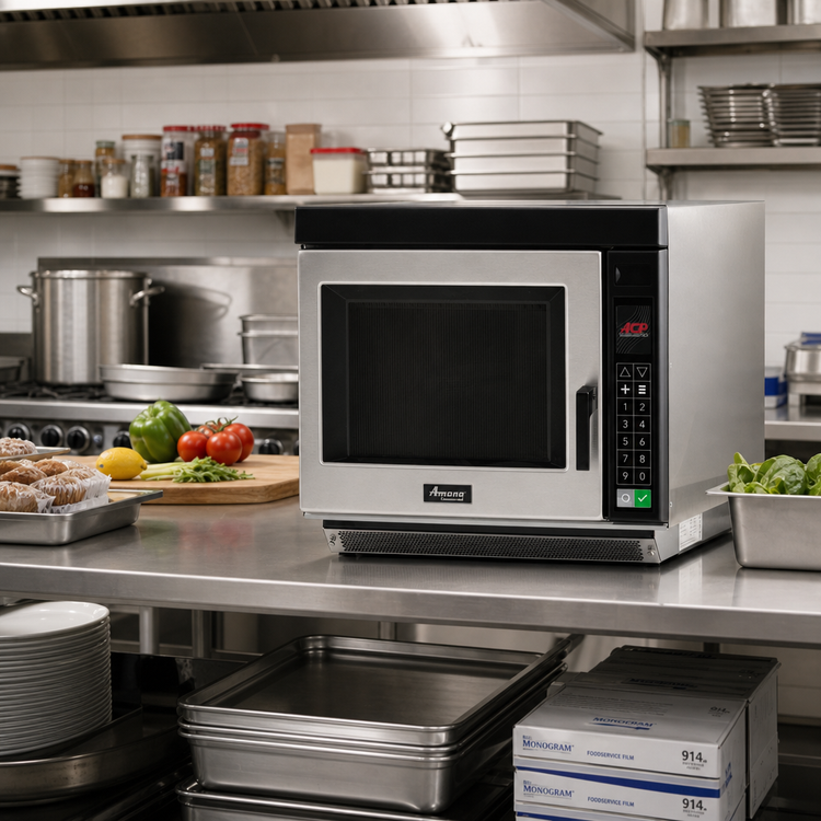 Product image #3 for Amana Commercial RC30S2 Heavy Volume Countertop Microwave Oven, 1.0 Cu. Ft., 3000 Watts