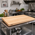 Thumbnail image #2 for Boos Block Northern Hard Rock Maple Kitchen Countertop, 72 x 42 x 3 Inches, Edge Grain, Varnique Finish