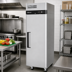 Thumbnail image #2 for Turbo Air M3 One-Section Reach-In Refrigerator, 21.6 Cu. Ft., Top Mount Compressor, Solid Door