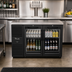 Thumbnail image #2 for True Premier Bar 36-Inch Pass-Thru One-Section Back Bar Cooler with 2 Locking Glass Doors and Stainless Steel Top