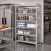 Thumbnail image #3 for Cambro Camshelving Premium 21 x 60 x 84 Inch 5-Tier Vented and Solid Stationary Starter Unit