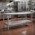 Thumbnail image #2 for Spec-Master Marine Series Stainless Steel Work Table with Adjustable Undershelf, 60 x 30 Inches