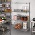 Thumbnail image #2 for Metro Super Erecta 30-Inch W x 24-Inch D x 63-Inch H Chrome-Plated Add-On Wire Shelving Unit