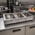 Thumbnail image #2 for Vollrath Six-Well Insulated Electric Dry Drop-In Hot Food Well with Infinite Controls