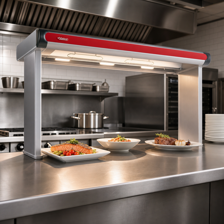 Product image #2 for Hatco Glo-Ray Designer Infrared Strip Heater with Lights, 63-1/2 Inch, 1.35 kW, Single Rod Housing