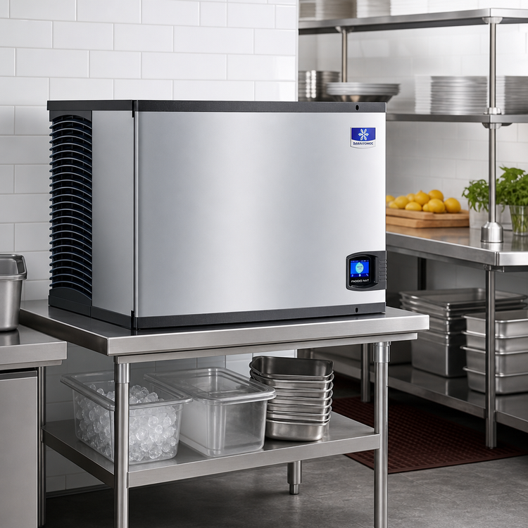 Product image #2 for Manitowoc Indigo NXT Remote Air-Cooled Half-Dice Cube Ice Machine, 30 Inch Wide, Up to 720 lb/Day