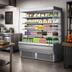 Thumbnail image #2 for Turbo Air Extra Deep Vertical Open Display Merchandiser, 34.1 Cu. Ft., 8 Shelves