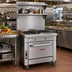 Thumbnail image #2 for Southbend Platinum 36-Inch Heavy Duty Gas Range with 2 Open Burners, 24-Inch Charbroiler and Cabinet Base
