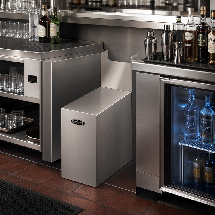 Product image #2 for Krowne Royal Series 6-Inch Wide Underbar Chase Filler with 4-Inch Rear Open Chase, 19-Inch Deep