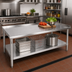 Thumbnail image #2 for John Boos Stainless Steel Equipment Stand with Adjustable Undershelf, 60W x 30D x 24H