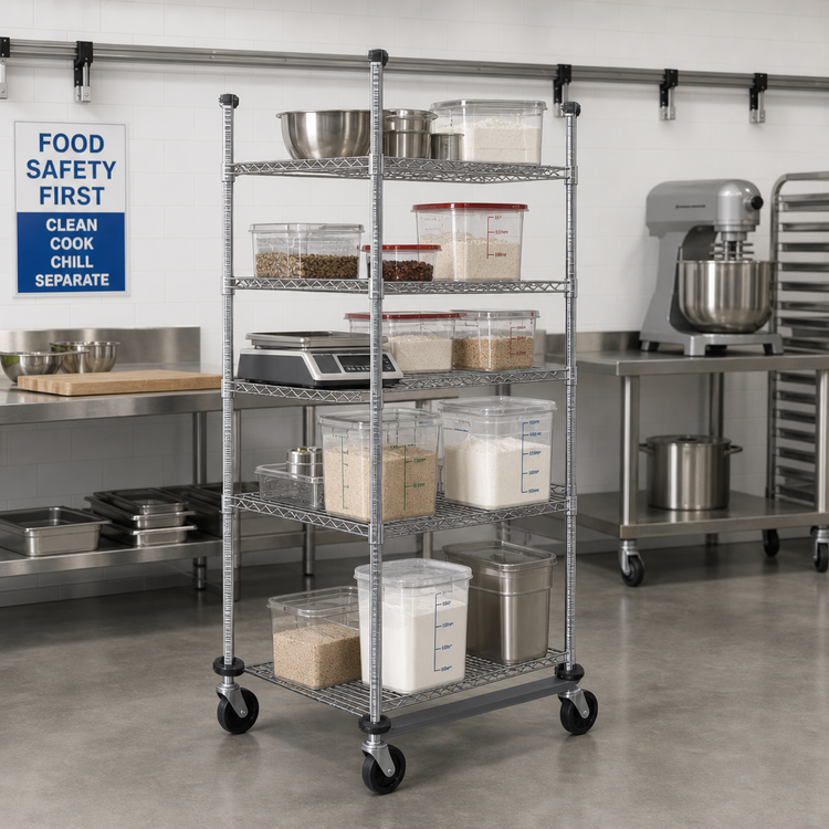 Product image #2 for Quantum 18-Inch Overhead Track Shelving Mobile Kit