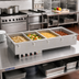 Thumbnail image #2 for Vollrath Four-Well Drop-In Electric Hot Food Well with Marine-Grade 316 Stainless Steel Wells, Thermostatic Controls, and Manifold Drain