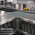 Thumbnail image #2 for Advance Tabco 90° Inside Corner Filler for DRKR Series Drink Rails