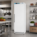 Thumbnail image #3 for Koolmore KM-RMD12WH 12 Cu. Ft. Single-Section Reach-In Refrigerator, White, Solid Door, Bottom-Mount Self-Contained