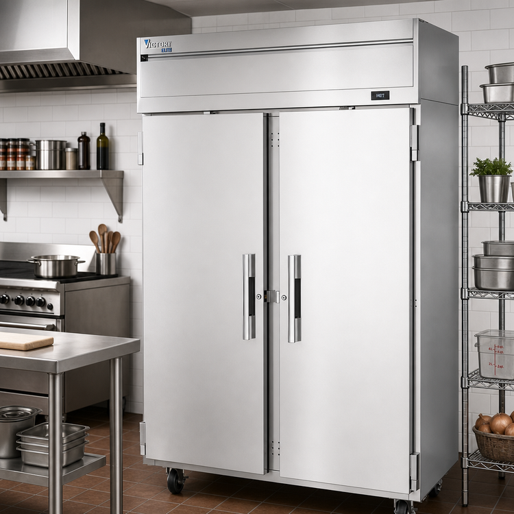 Product image #2 for Victory Elite™ Two-Section Reach-In Warming Cabinet, 45.04 Cu. Ft., Standard Depth