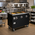 Thumbnail image #2 for Vollrath 2-Series Affordable Portable Deluxe 46-Inch 3-Well Mobile Hot Food Station with Breath Guard