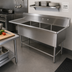 Thumbnail image #2 for John Boos Pro-Bowl 3-Compartment Sink with 30