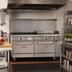 Thumbnail image #2 for Southbend Ultimate 60-Inch Gas Restaurant Range with 4 Open Burners, 36-Inch Thermostatic Griddle, Standard Oven, and Convection Oven
