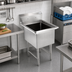 Thumbnail image #2 for John Boos B-Series 1-Compartment Stainless Steel Floor Sink with Legs and 10