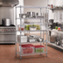 Thumbnail image #2 for Add-A-Shelf 4-Tier Chrome Wire Shelving Starter Unit, 36-Inch W x 18-Inch D x 63-Inch H