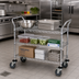 Thumbnail image #2 for Quantum Chrome-Plated 3-Shelf Utility Cart, 1,200 lb Capacity, 42 x 18 x 37-1/2 Inches