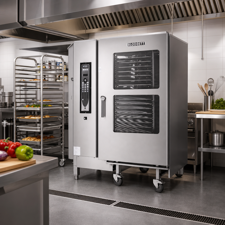 Product image #2 for Blodgett Combi BC-20E Electric Roll-In Combi Oven Steamer, 14 Sheet Pan / 28 Hotel Pan Capacity