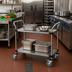 Thumbnail image #2 for Quantum 36 x 18 Inch 2-Shelf Stainless Steel Utility Cart, 1,200 lb Capacity