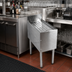 Thumbnail image #2 for CHOICE by Glastender 36-Inch x 19-Inch Freestanding Stainless Steel Underbar Drainboard with Corrugated Work Surface