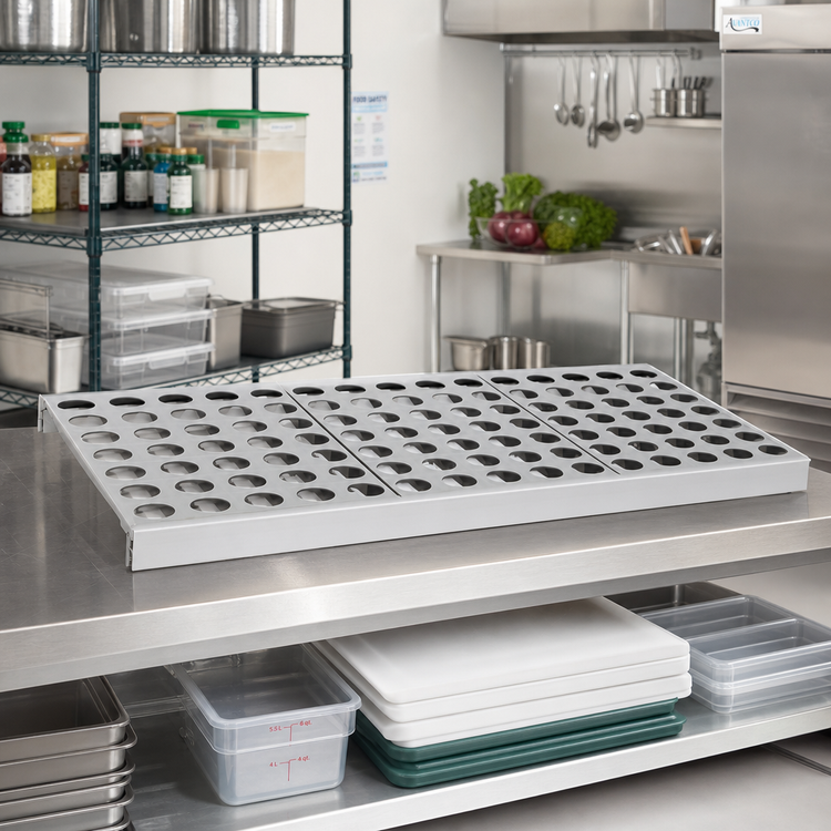 Product image #2 for Fermostock 59-Inch W x 22-Inch D Vented Polymer Shelf