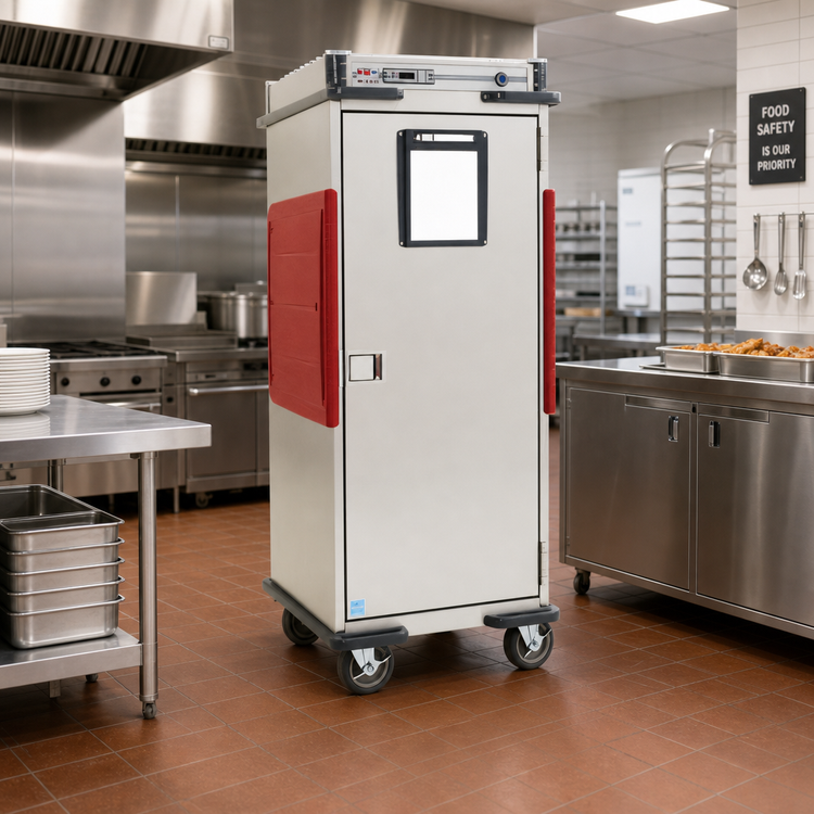 Product image #2 for Metro C5 Transport Armour Full-Height Mobile Heated Holding Cabinet, 32 Full-Size Pan Capacity
