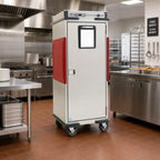 Thumbnail image #2 for Metro C5 Transport Armour C5T9-DSF Full-Height Mobile Heated Holding Cabinet, Insulated, Solid Full Doors, 32 Full-Size Pan Capacity
