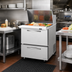 Thumbnail image #2 for Turbo Air PRO Series Mega Top One-Section 2-Drawer Sandwich/Salad Prep Table, 27-1/2