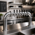 Thumbnail image #2 for Krowne 6-Faucet Pass-Through Glycol-Cooled Pipe Tower, 39-Inch Overall Length