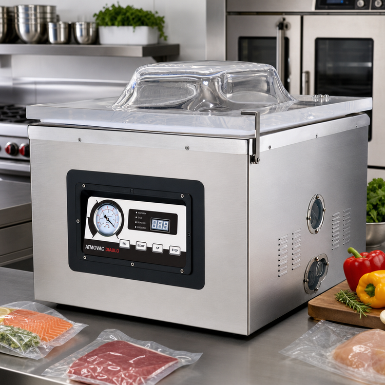 Product image #2 for ATMOVAC Diablo 17D Countertop Vacuum Chamber Packaging Machine with Dual 17-Inch Seal Bars