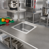 Thumbnail image #2 for Vollrath 10101-0 Weld-In / Undermount Single Compartment Stainless Steel Sink, 14 x 10 x 10 Inch