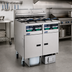 Thumbnail image #2 for Solstice Reduced Oil Volume Full Frypot Electric Floor Fryer with 30 lb Oil Capacity and Built-In Filter Drawer System