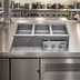 Thumbnail image #2 for Wells MOD-300T Three-Well Built-In Electric Food Warmer for 12 x 20 Inch Pans