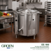 Thumbnail image #2 for Groen EE-100 100-Gallon Floor Model Electric Steam Jacketed Kettle with Tri-Leg Base