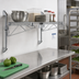 Thumbnail image #2 for Quantum Cantilever Wall-Mount Single Shelf Wire Shelving Unit, 54 x 18 Inches, Chrome Plated