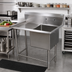 Thumbnail image #2 for John Boos Pro-Bowl 1-Compartment Sink with Left Drainboard, 58-3/16