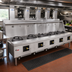 Thumbnail image #2 for York YF-5-SS Five-Chamber Gas Wok Range with Water-Cooled Top and Swing Faucets