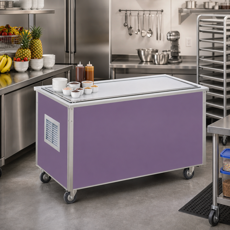 Product image #2 for Vollrath 4-Series Signature Server Frost Top Station with Enclosed Base, 60-Inch W x 28-Inch D x 34-Inch H