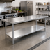 Thumbnail image #2 for Advance Tabco 144-Inch x 36-Inch 304 Stainless Steel Work Table with Adjustable Undershelf
