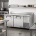 Thumbnail image #2 for True TWT-67F-HC Deep Worktop Freezer, 2-Section, Solid Door, 67-1/4 Inch Wide