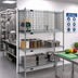Thumbnail image #2 for EAGLEbrite Zinc Security Enclosure Kit with Hinged Doors, 36 Inch W x 18 Inch D