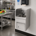 Thumbnail image #2 for John Boos Pro-Bowl Wall-Mount Stainless Steel Hand Sink with Towel Dispenser and Left/Right Side Splashes, 9
