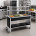 Thumbnail image #2 for Atlas Metal CAIC-4 4-Pan Mobile Ice Cooled Cold Food Serving Counter