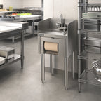 Thumbnail image #2 for Perlick Corporation Top Shelf TSD18HST Freestanding Underbar Hand Sink, 18"W, Stainless Steel, Soap & Towel Dispensers